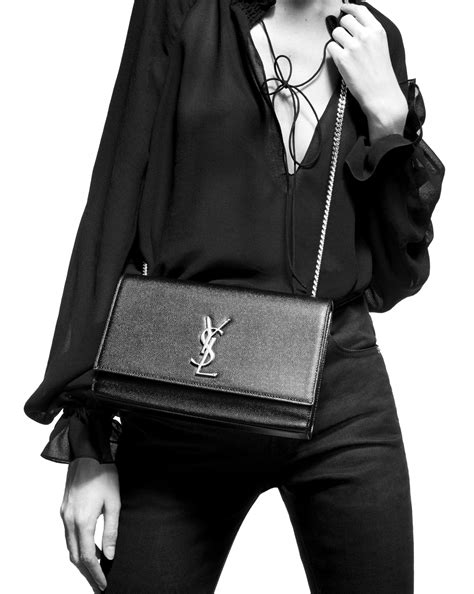 kate monogram sml ysl|KATE SMALL IN GRAIN DE POUDRE EMBOSSED LEATHER.